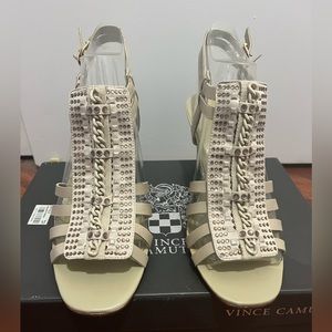 NEW Vince Camuto Keelan Open Toe Wedge Sandal, Sz 9